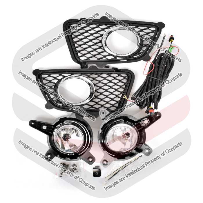 Full Set Fog Light Spot Driving Lamp KIT For Kia Sportage 2008~2010 KM Series 2