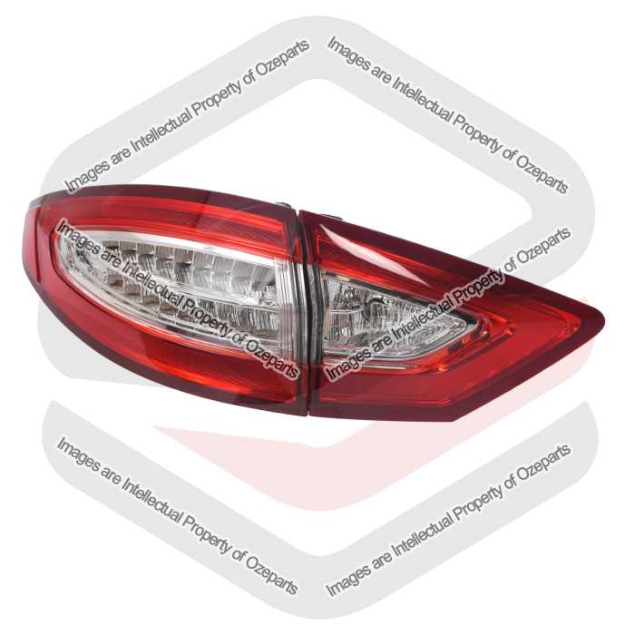 Ozeparts Fits Ford Mondeo MD 2014~2019 Hatchback Only | TailLight With Tailgate Inner Reverse Tail Light Rear Lamp (LED)  | LH LHS Left (Passenger)