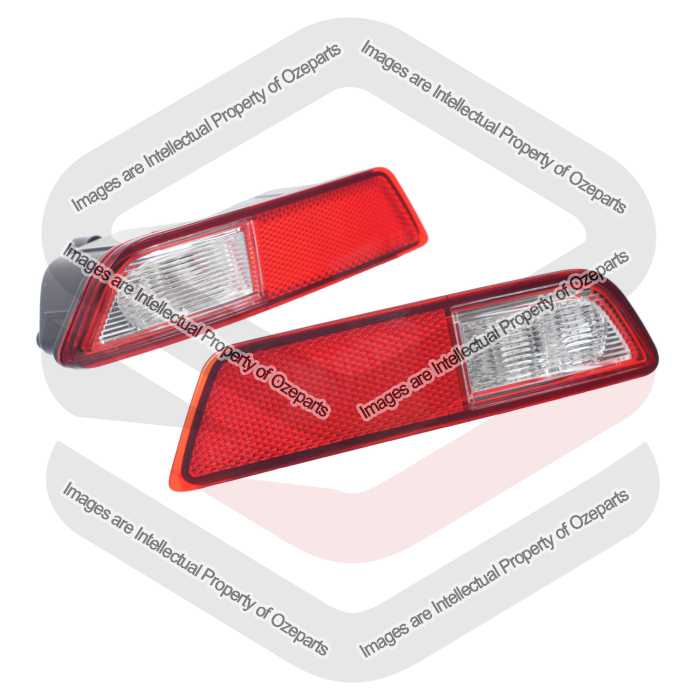 Pair LH+RH Rear Bumper Bar Lamp Reverse Light For Jeep Cherokee KL Ser 2 2018~On