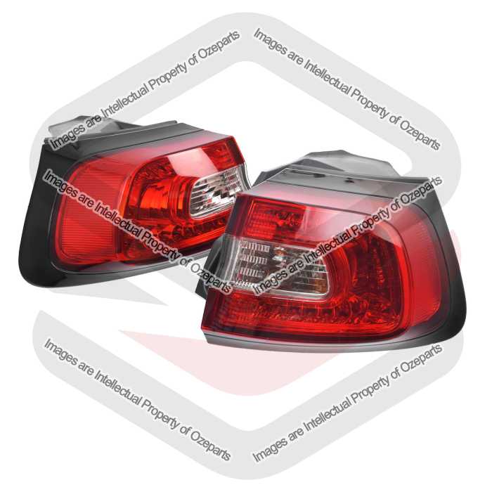 Set Pair LH+RH Tail Light Rear Lamp For Jeep Cherokee KL Series 1 2014~2018