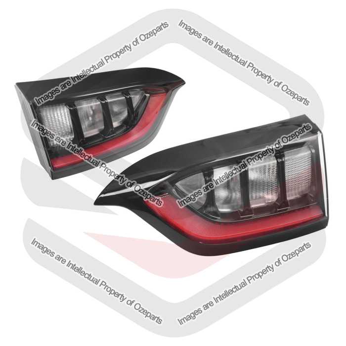 Pair LH+RH Tailgate Light Inner Tail Lamp For Jeep Cherokee KL 2018~On