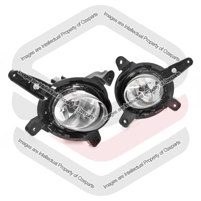 Pair LH+RH Fog Light Spot Driving Lamp For Kia Sportage KM Series 2 2008~2010