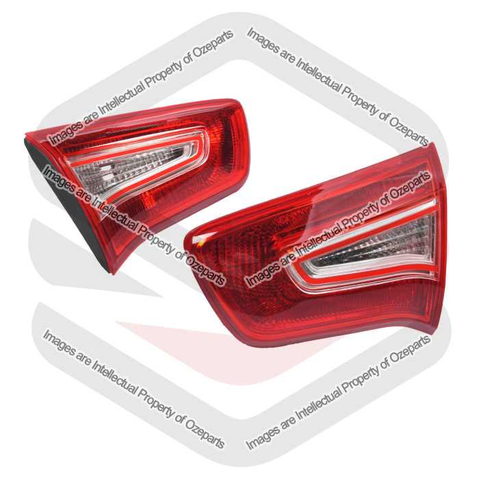 Ozeparts Pair LH+RH Tailgate Light Inner Tail Lamp Non LED Kia Sportage SL 10~14