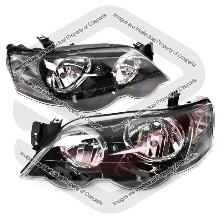 TYC Fits Ford BA BF Falcon XR6 XR8 FPV GT Typhoon 2002~2008 | Headlights Head Lights Front Lamps | Pair of LH Left Hand + RH Right Hand