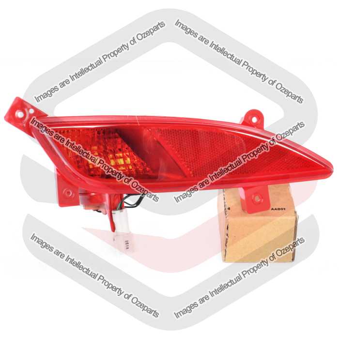 GENUINE LH Left Rear Bumper Fog Light Reflector For Hyundai i30 3Dr Hatch 12~16