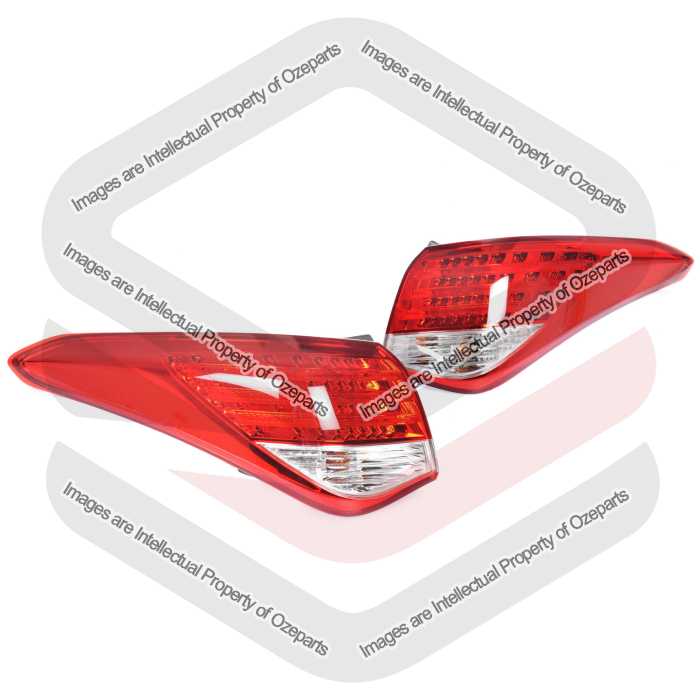 GENUINE Pair LH+RH Tail Light Rear Lamp (LED) For Hyundai i40 2011~2015