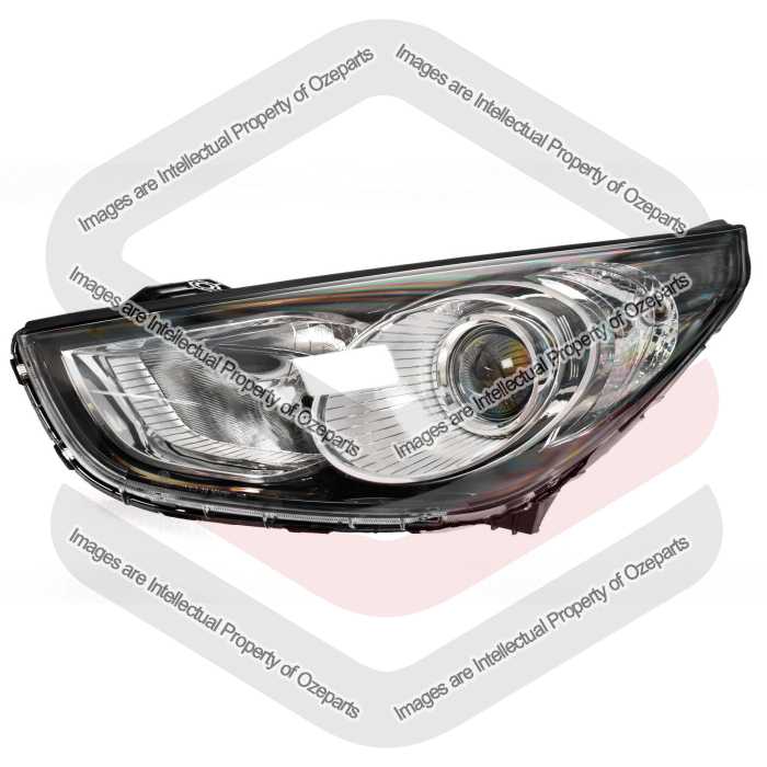 LH Left Hand Head Light Lamp (No Light Bar) For Hyundai IX35 Vin TMA 2012~2013