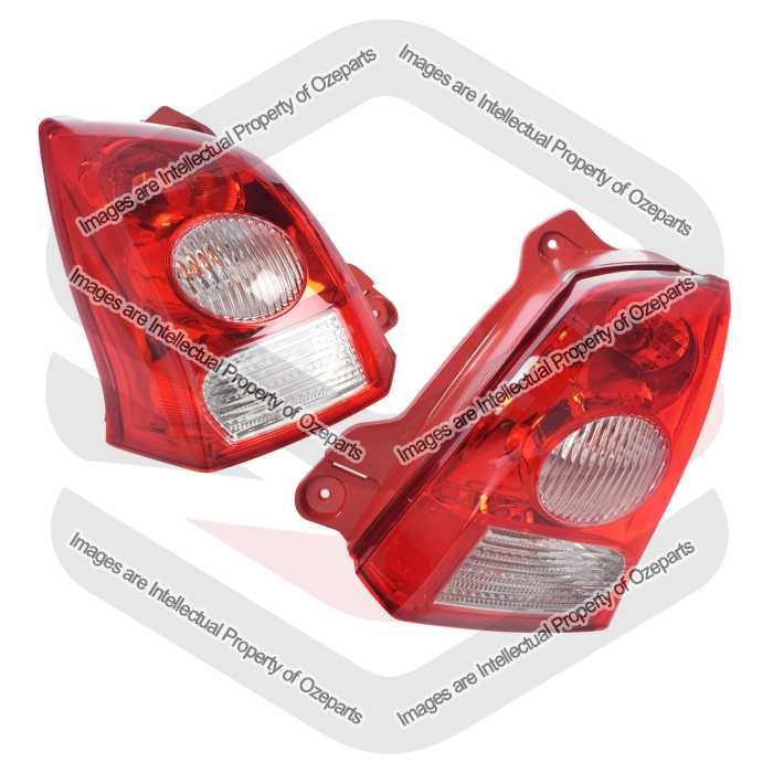 Set Pair LH+RH Tail Light Rear Lamp For Suzuki Alto GF Hatch 2009~2014