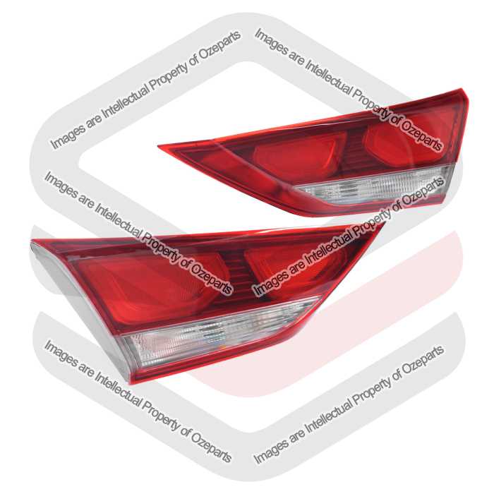 Set Pair LH+RH Boot Lid Lamp Tail Light No LED For Hyundai Elantra AD 2015~2018