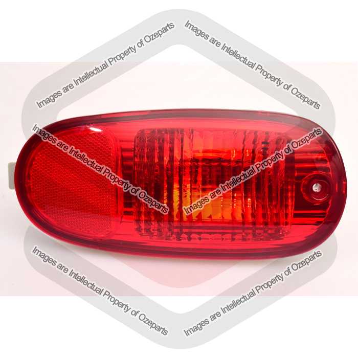 LH Left Rear Bar Fog Light Lamp Reflector For Hyundai Santa Fe SM 2000~2004