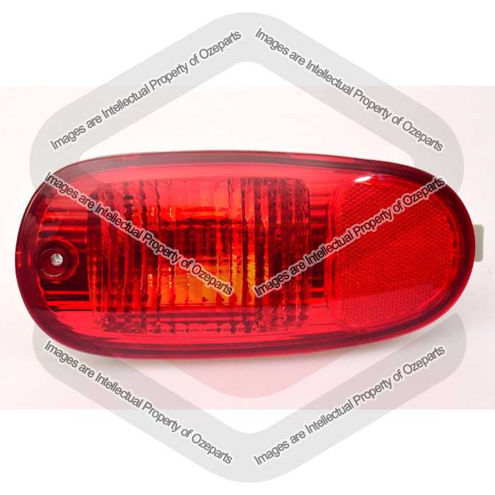 RH Right Rear Bar Fog Light Lamp Reflector For Hyundai Santa Fe SM 2000~2004