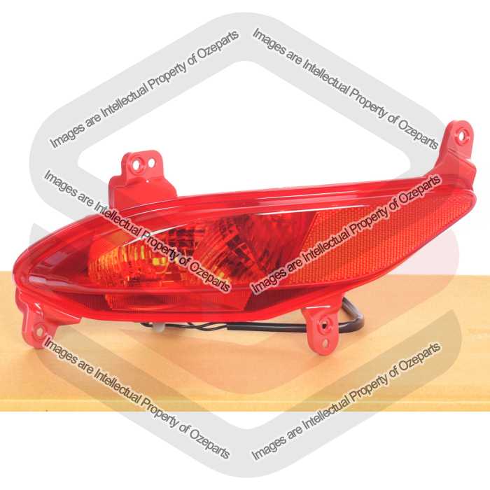 GENUINE LH Left Rear Bumper Fog Light Reflector For Hyundai Santa Fe DM 12~15
