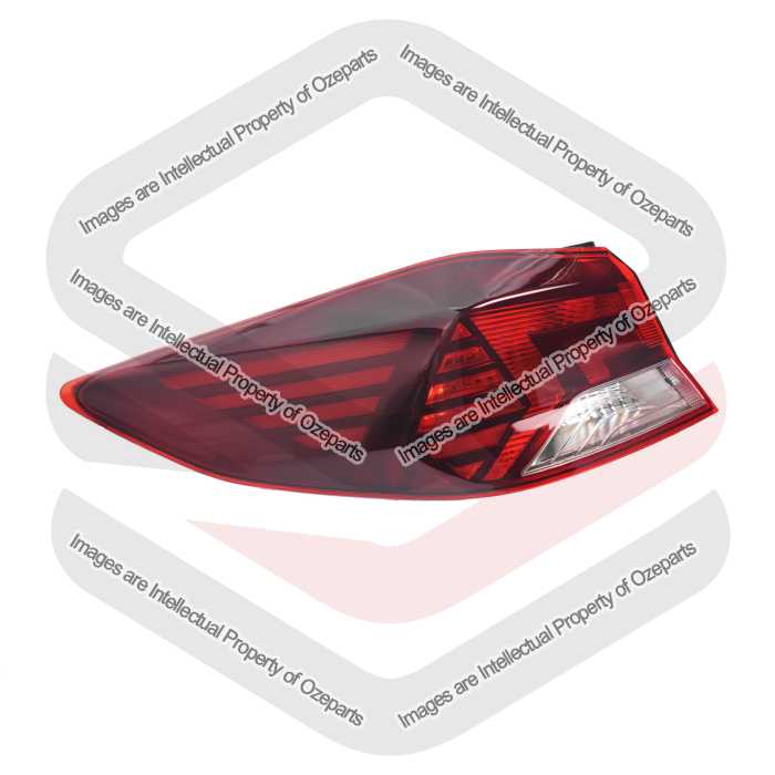 LH LHS Left Hand Tail Light Rear Lamp No LED For Hyundai Elantra AD 2018~2020