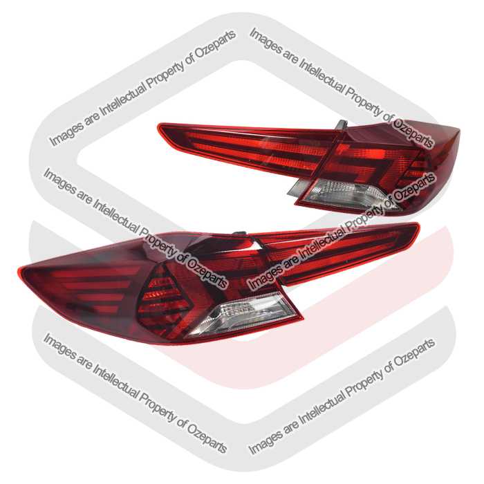 Pair LH+RH Tail Light + Inner Bootlid Lamp No LED For Hyundai Elantra AD 18~20