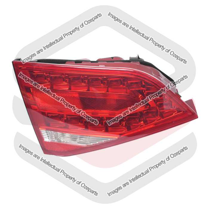 Ozeparts Fits Audi A4 / S4 B8 Series 1 2008~2012 4 Door Sedan | Inner Taillight Tail Light Rear Boot Lid Lamp | LH LHS Left Hand (Passenger Side)
