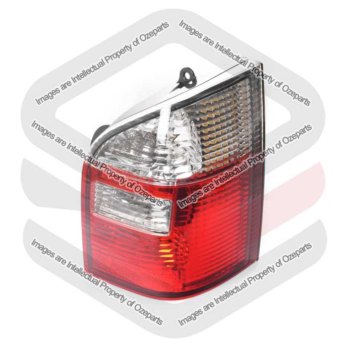 TYC Fits Ford Falcon Fairmont Wagon AU BA BF 2000~2010 | Taillights Tail Lights Rear Lamps (Clear Top) | RH RHS Right Hand (Driver Side)