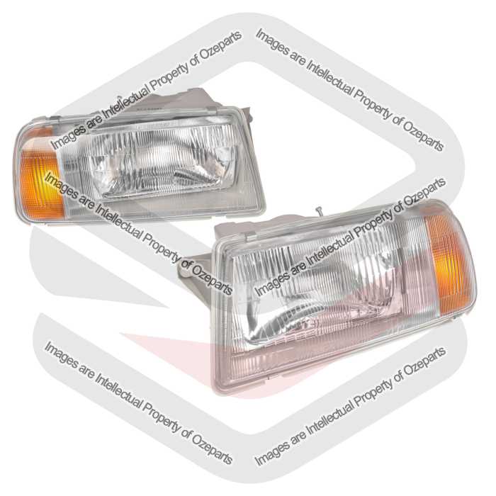 Pair LH+RH Head Light Front Lamp For Suzuki Vitara SE416 SV620 1988~1999