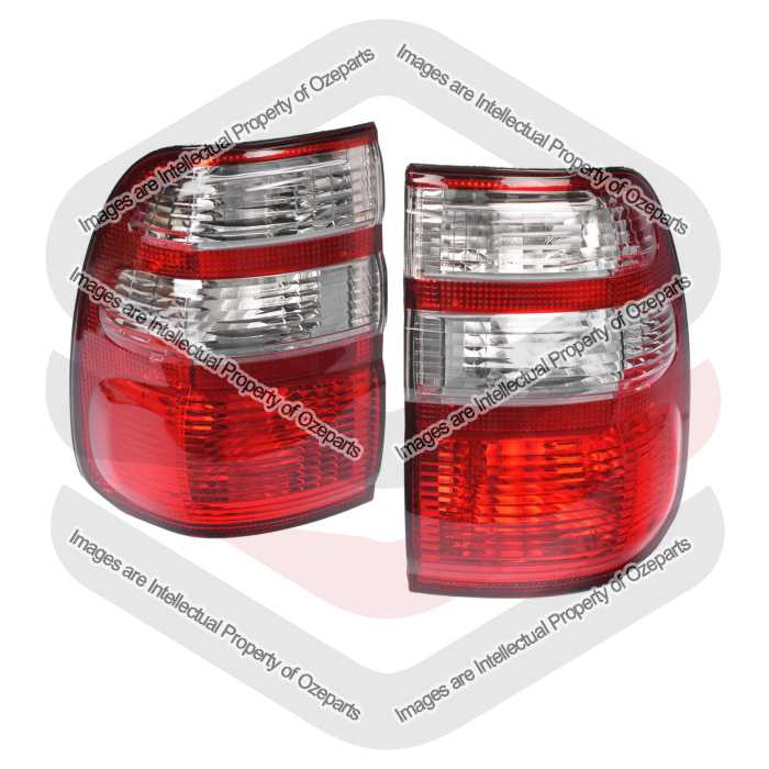 Pair LH+RH Tail Light Rear Lamp For Toyota Landcruiser J100 Series 2 2002~2005