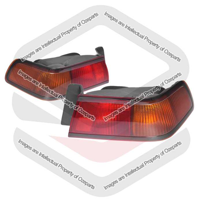 Set Pair LH+RH Tail Light Rear Lamp For Toyota Camry DV20 1997~2000 Sedan