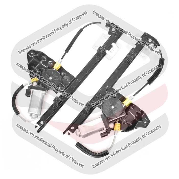 REAR Pair LH+RH Window Regulator W/ Motor For Land Rover Freelander 1998~2006