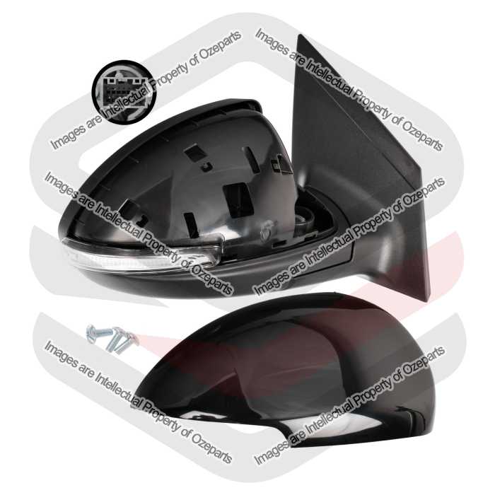 Door Mirror AM Electric (5 Pin) (Black)