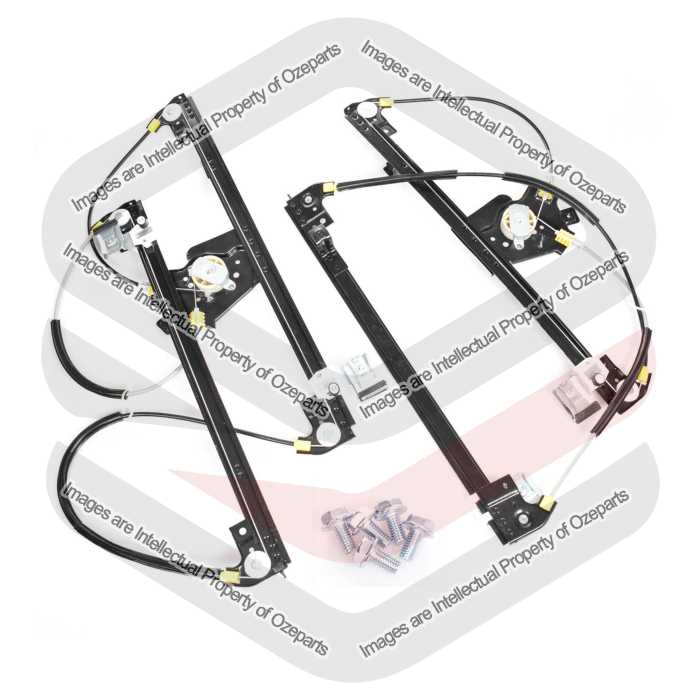 Ozeparts Fits Citroen Dispatch 2007~2015 | Electric Power Door Window Regulators (Without Motor) | Pair of LH Left Hand + RH Right Hand
