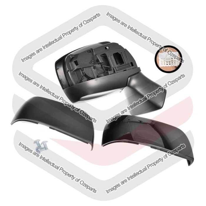 RH Right Hand Electric Door Mirror 3 Pin Black For Subaru Forester S4 2012~2016