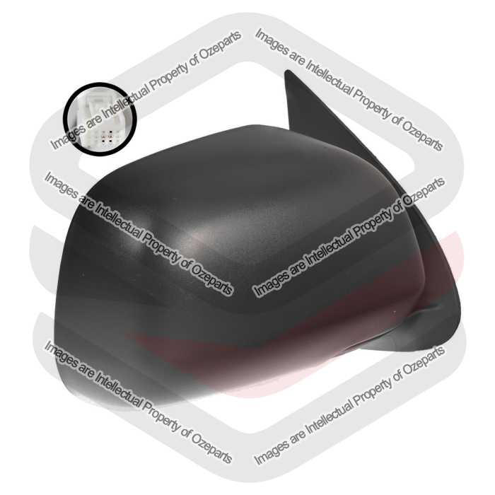 RH Right Hand Electric Door Mirror 3 Pin Black For Toyota Hilux Ute 2010~2015