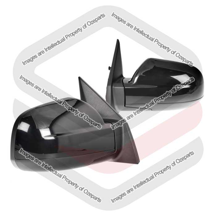 Door Mirror AM Electric (3 Pin - No Heated Glass) (Black) (SET LH+RH)