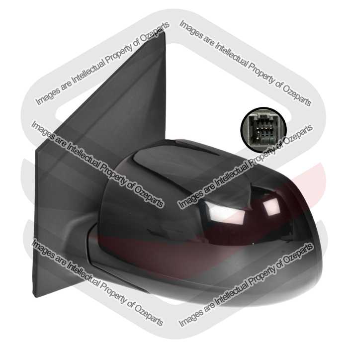 Door Mirror AM Electric (5 Pin) (Black)