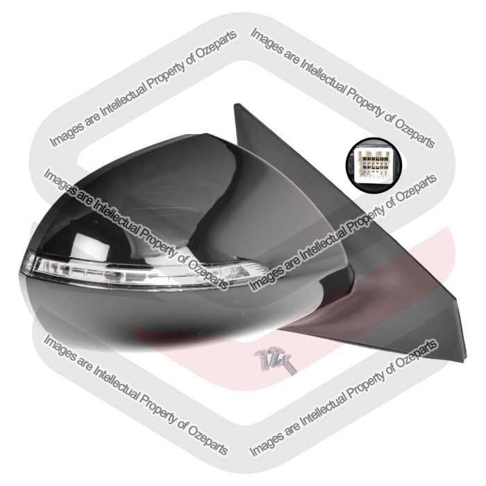RH Right Hand Electric Door Mirror 9 Pin Auto Fold For Kia Spotage SL 2010~2015