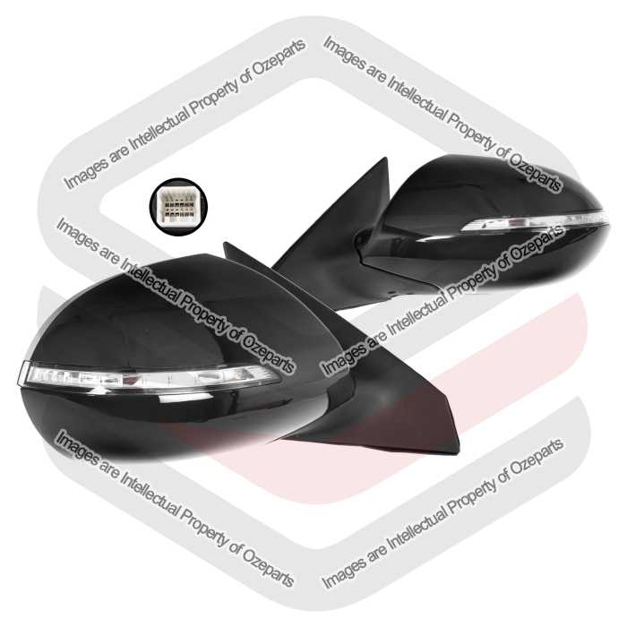 Door Mirror AM Electric (7 Pins - No Auto Fold) (SET LH+RH)