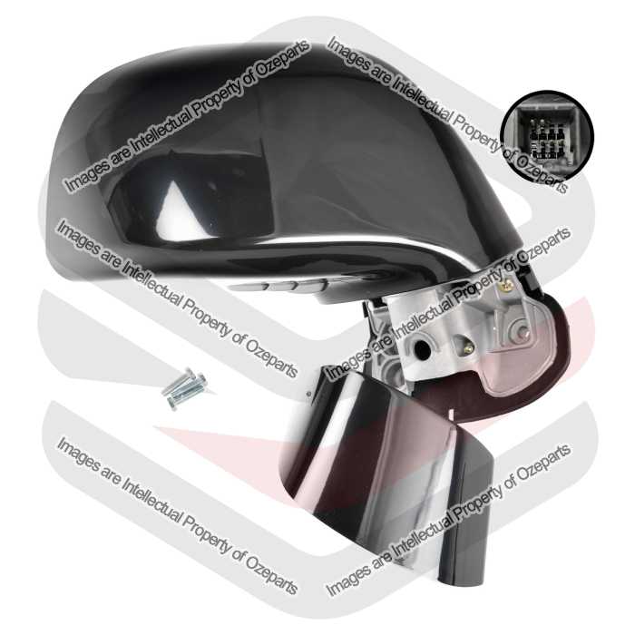 RH RHS Right Hand Electric Door Mirror 5 Pins Black For Kia Ronda UN 2008~2013