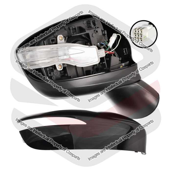 RH Right Hand Electric Door Mirror 9 Pins For Mazda CX-5 CX5 KE Series 2014~2017