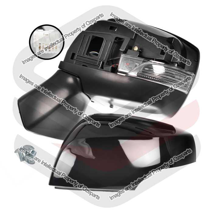 LH Left Hand Electric Door Mirror 5 Pin Black For Subaru Forester S4 2012~2016