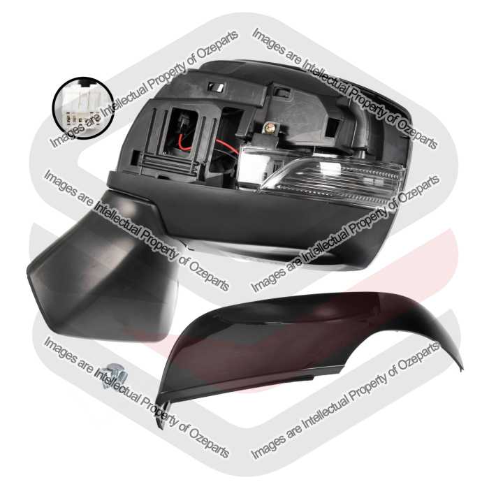 LH Left Hand Electric Door Mirror 7 Pin Black For Subaru Forester S4 2012~2016