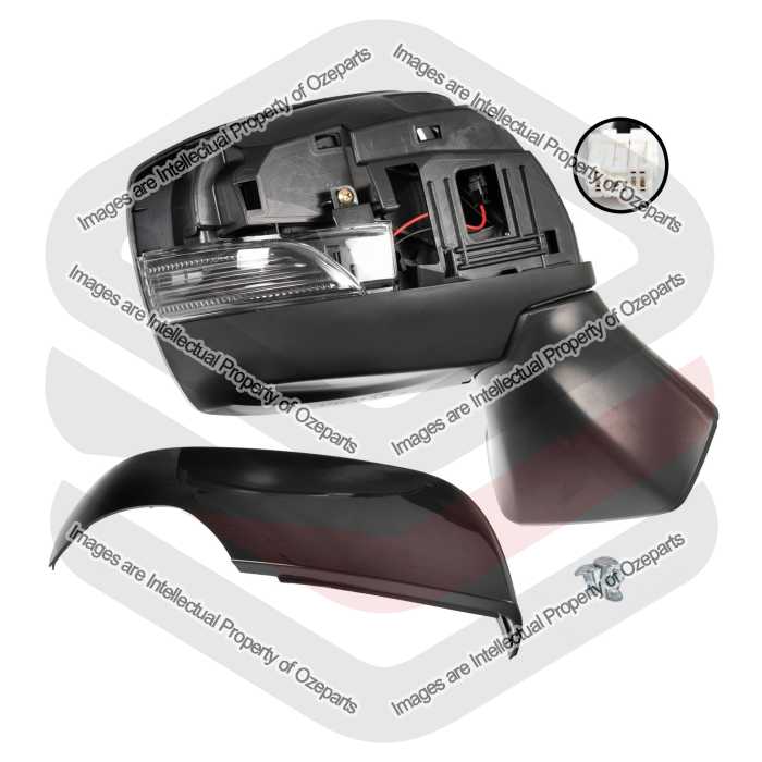 RH Right Hand Electric Door Mirror 7 Pin Black For Subaru Forester S4 2012~2016
