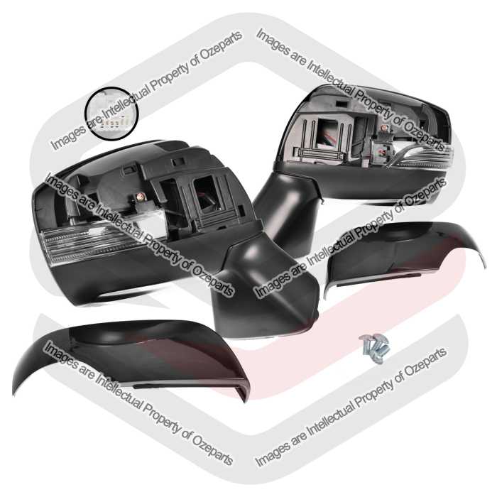 Pair LH+RH Electric Door Mirror 5 Pin For Subaru Liberty GEN 6 Sedan 2014~2017