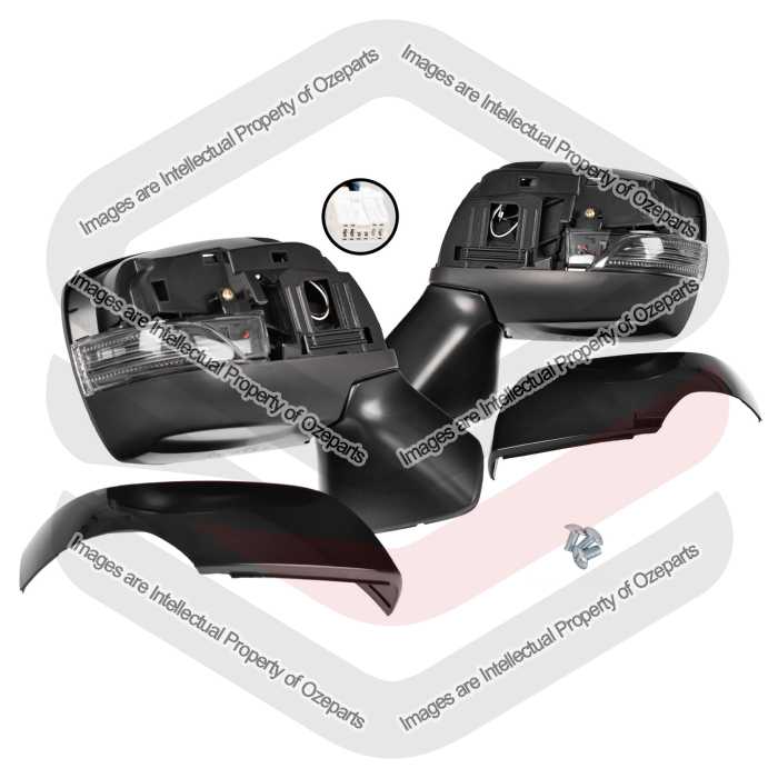 Pair LH+RH Electric Door Mirror 9 Pin For Subaru Liberty GEN 6 Sedan 2014~2017