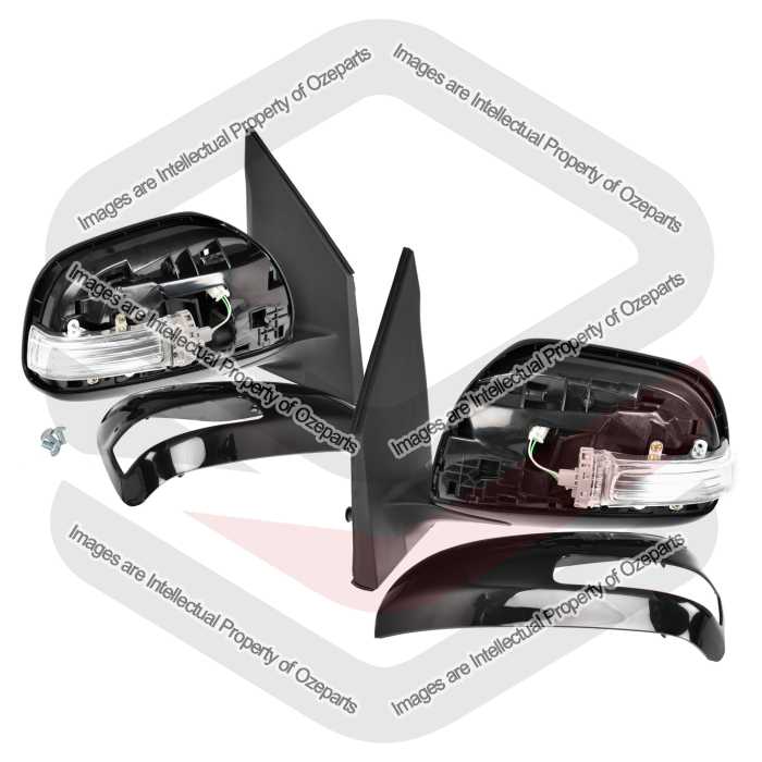 Pair LH+RH Electric Door Mirror 5 Pins For Toyota RAV4 RAV-4 ACA30 2008~2012