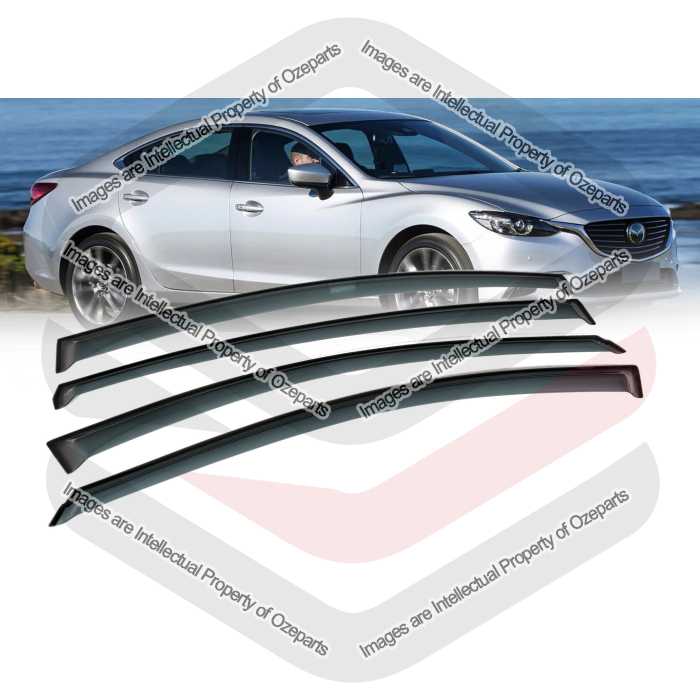 Door Window Visors - 4 Door Sedan (SET 4)