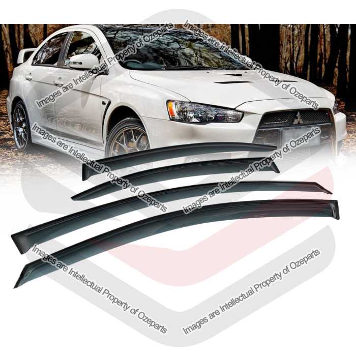 Door Window Visors - 4 Door Sedan (SET 4)