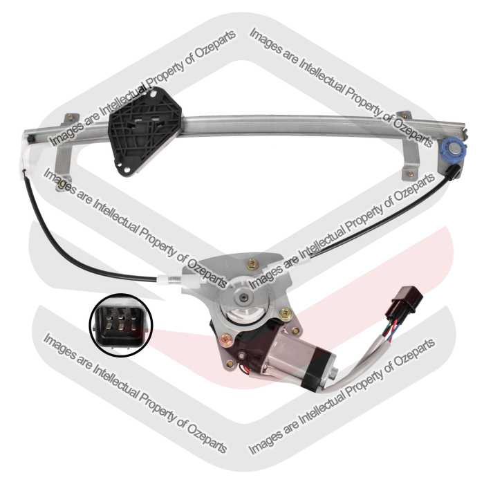 Door Window Regulator Front (Electric With 6 Pin Motor)