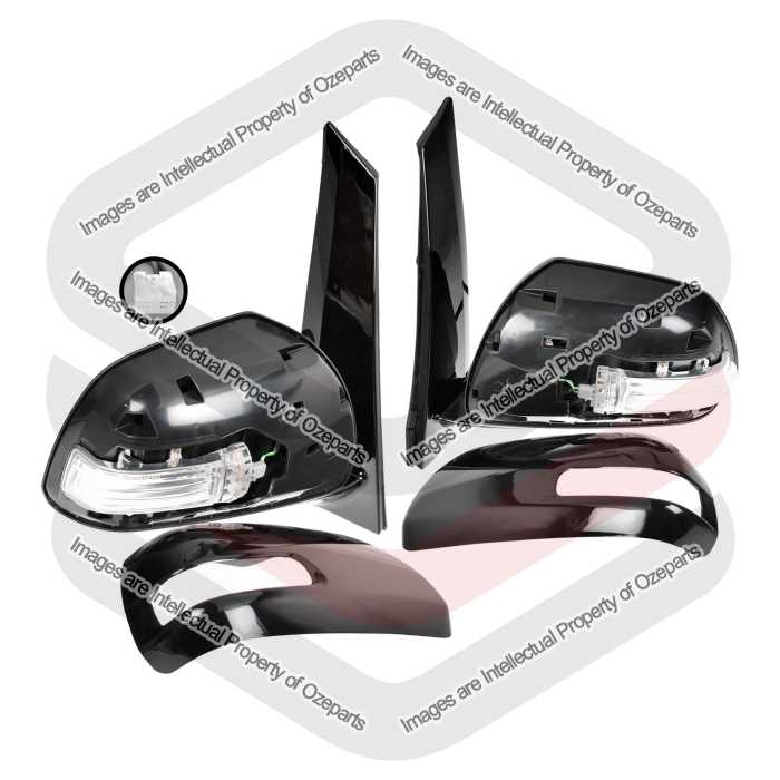 Door Mirror AM Electric (5 Pin - With Indicator Light) (SET LH+RH)