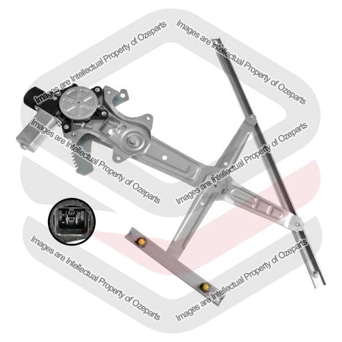 Door Window Regulator Front (Electric With 2 Pin Motor)