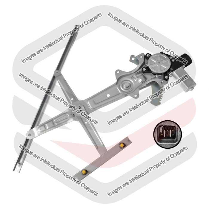 Door Window Regulator Front (Electric With 6 Pin Motor)