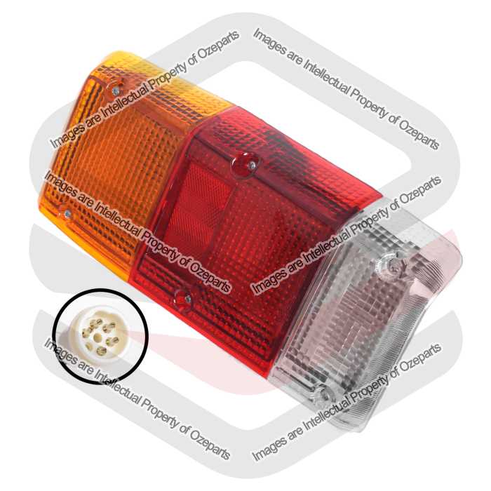 DEPO Fits Nissan Patrol MQ SUV 1981~1988 | Taillight Tail Light Rear Lamp | RH RHS Right Hand (Driver Side)