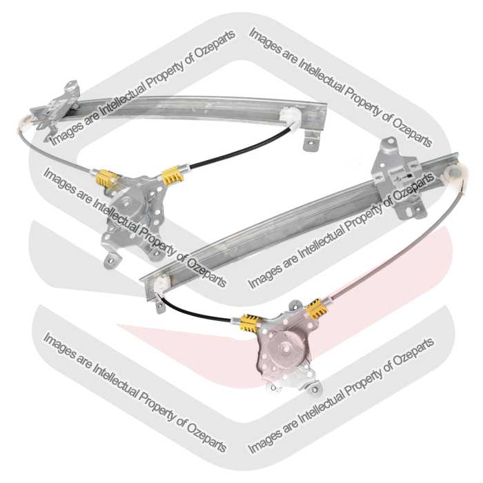 Ozeparts Fits Nissan Navara D22 Ute 1997~2006 | REAR Electric Power Door Window Regulators (No Motor) | Pair of LH Left Hand + RH Right Hand