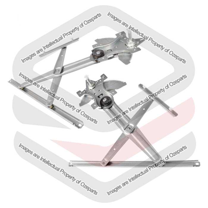 FRONT Pair LH+RH Manual Window Regulator W/Motor Holden Colorado / Rodeo / DMAX