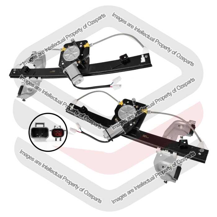 REAR Pair LH+RH Electric Window Regulator W Motor For Holden Cruze JG JH 09~16